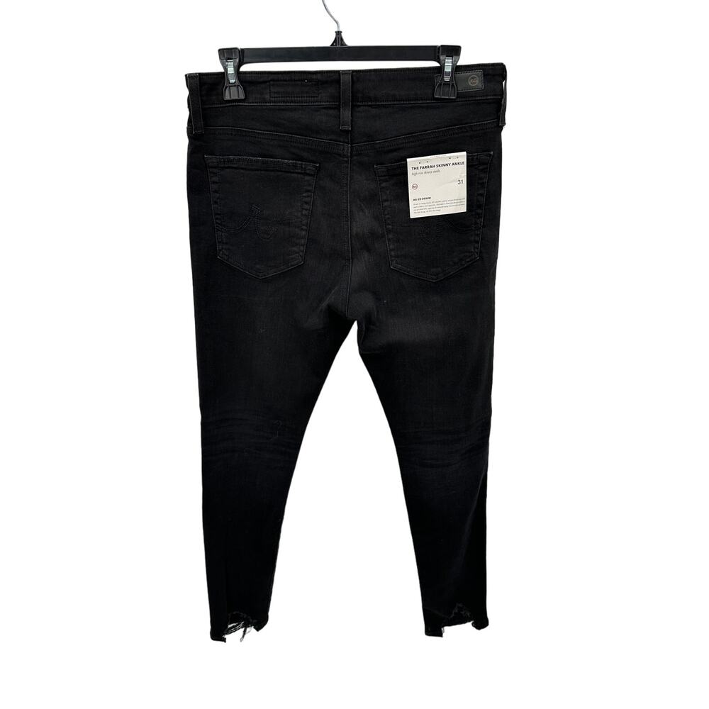 AG Jeans Adriano Goldschmeid NWT The Farrah Skinny Ankle Jean Black Cafe // 31 - Picture 14 of 14